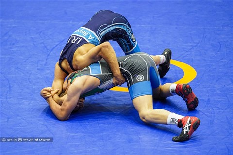 رقابت های کشتی فرنگی جوانان قهرمانی استان خوزستان / اهواز :